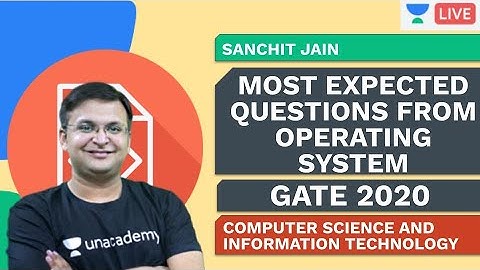 Disk Scheduling | Operating System | CS & IT | GATE | Sanchit Jain