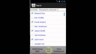 Android Group Text App screenshot 2