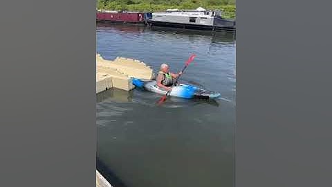 EZ Kayak Launch Install - The Pontoon & Dock Company Ltd #kayak #kayaklaunch #kayaking