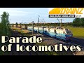 Parade of locomotives/Парад локомотивов. Trainz19