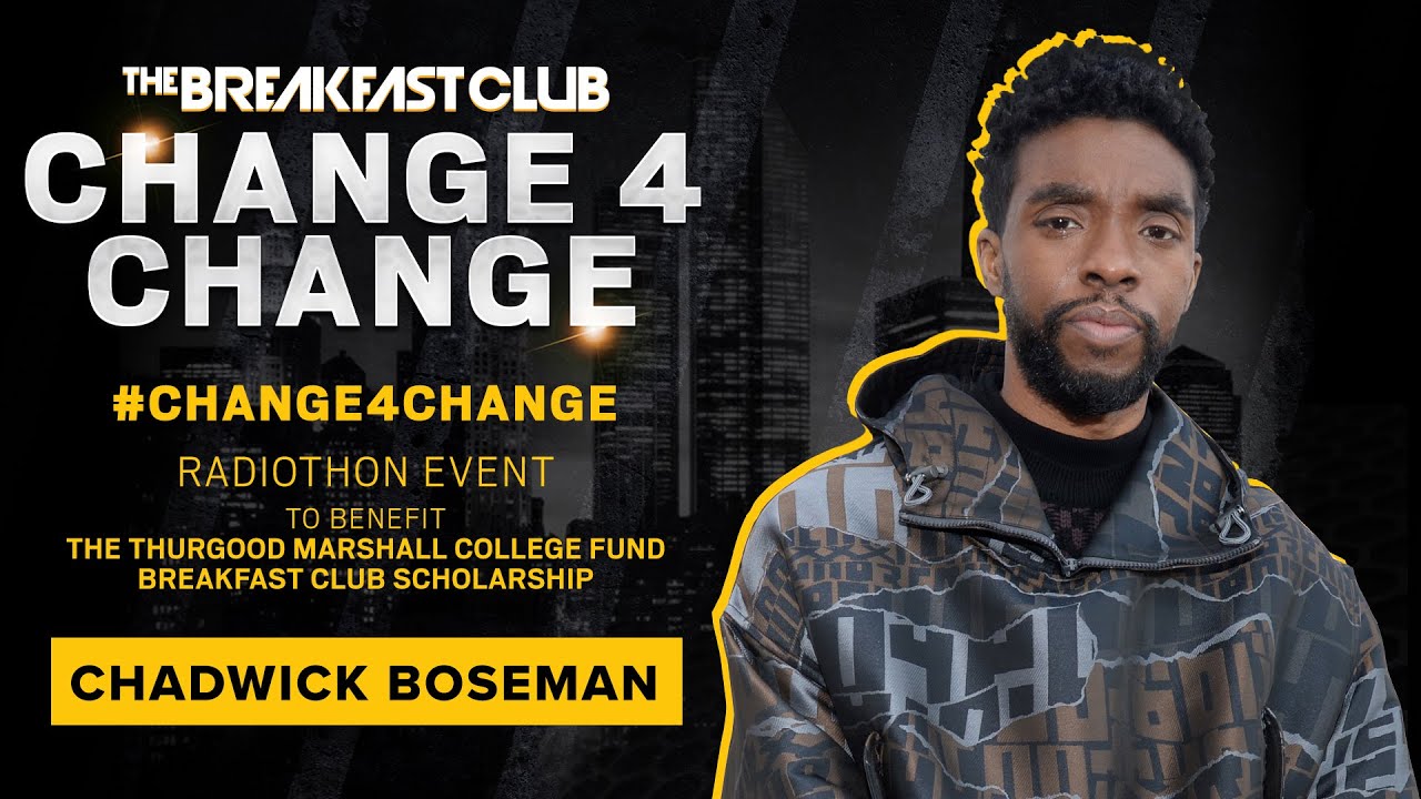 Chadwick Boseman Donates An Impressive $100,000 To #Change4Change