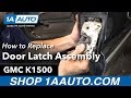 How to Replace Door Latch Assembly 1989-99 GMC Sierra K1500