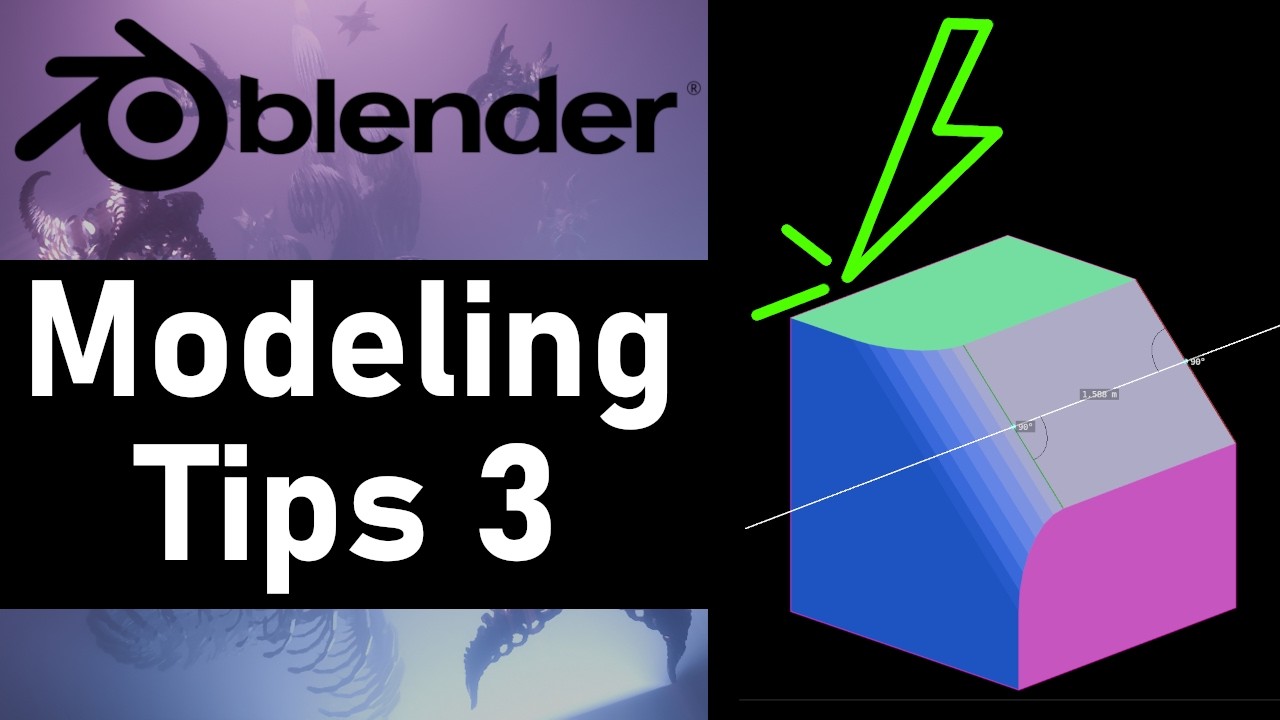 Blender Modeling Tips 3 - YouTube
