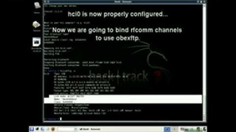 Preparing bluetooth for backtrack 3.avi