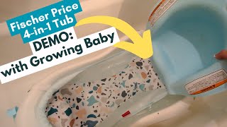 HONEST REVIEW - Fisher Price 4-in-1 Sling 'n Seat Baby Bath Tub