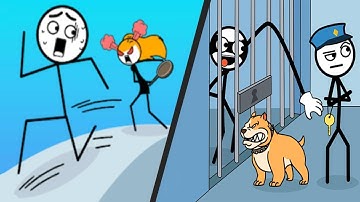 RUN NOW vs THIEF PUZZLE: TO PASS A LEVEL - All Levels New UPDATE Satisfying Double Gameplay