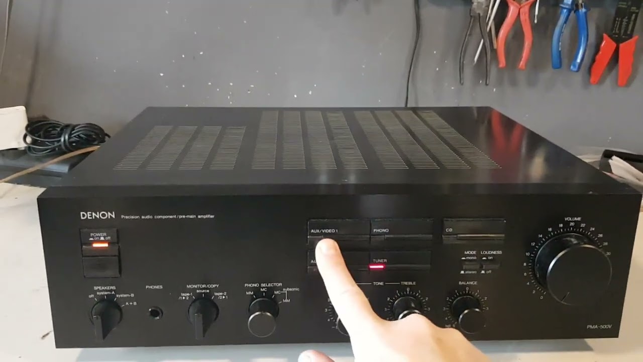 AMPLIFICATEUR DENON STEREO AMPLIFIER PMA-500V / VINTAGE