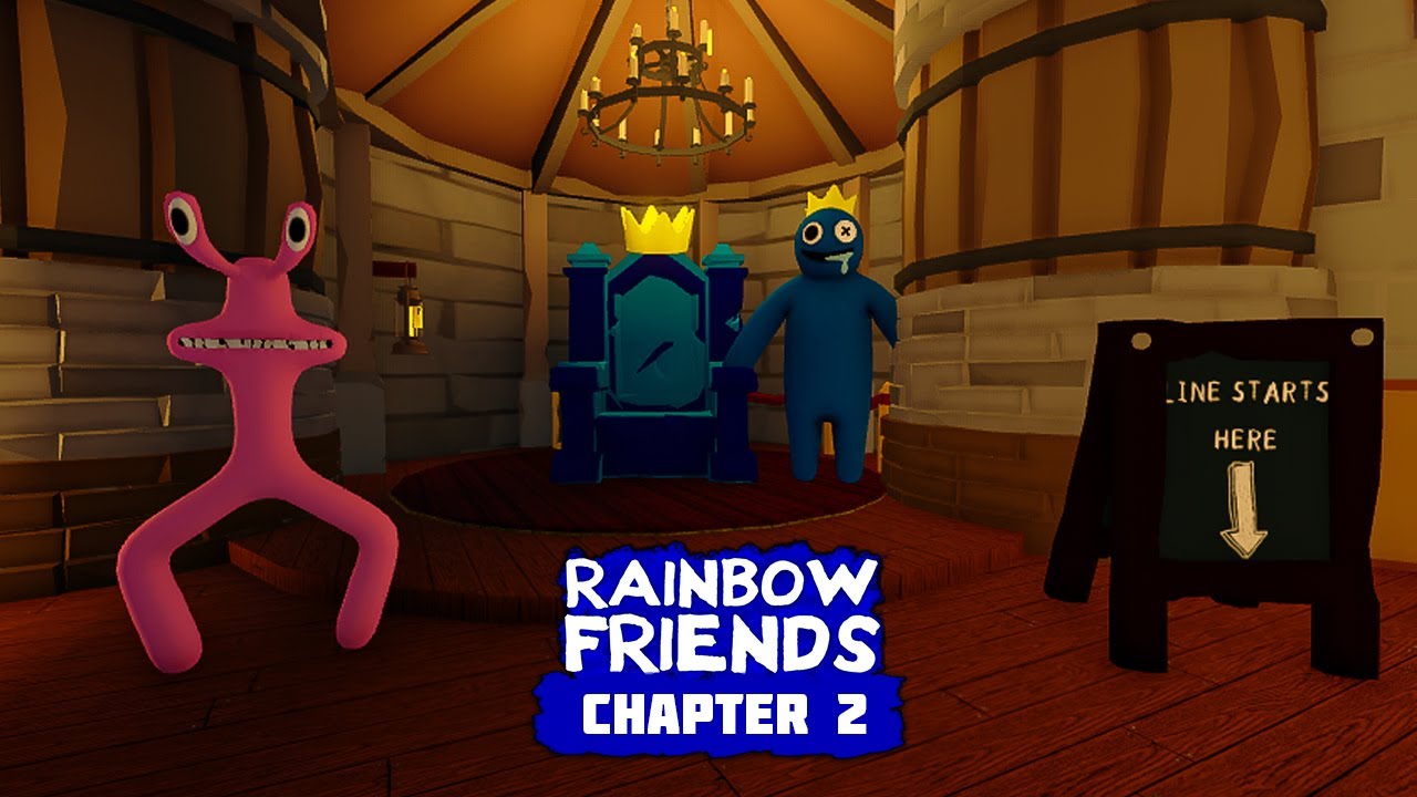The three main Rainbow Friends' want to play with you!