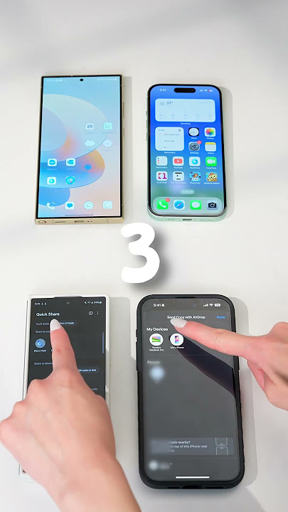 Which One's FASTER? Samsung QuickShare vs AirDrop