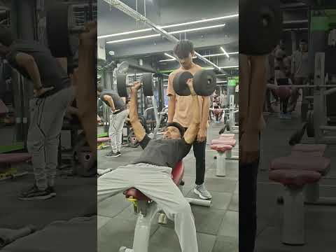incline chest workout gym || Gym videos#gym #shorts