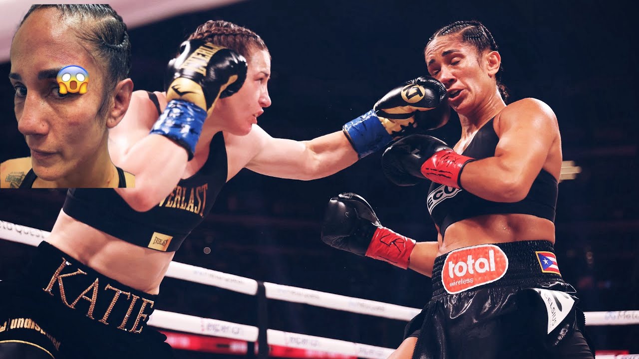 Katie Taylor vs Amanda Serrano Controversy BRUTAL Headbutts!!! - YouTube