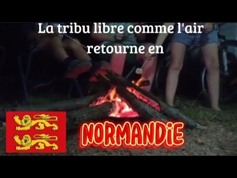 On rejoint Cyril de la chaîne @Nomade the week #Normandie #guitare #famille #nomade #feu de camp