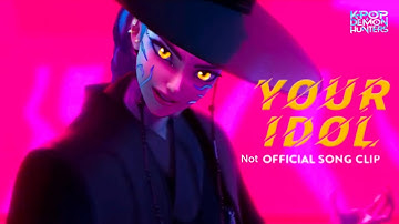 “Your Idol" Part 2 Not Official Song Clip | KPop Demon Hunters / huntrix version / dancing