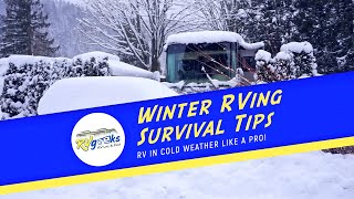 Winter RVing in Freezing Weather — Cold Climate RV Survival Tips