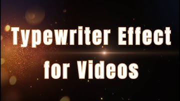How To Create Typewriter Effect - Video Editing