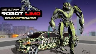 US Army Robot Limo Transformer Android Gameplay HD screenshot 2