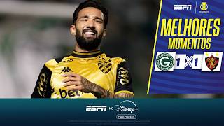 GOIÁS EMPATA NOS ÚLTIMOS MINUTOS E CRAVA CRISE NO SPORT NA SÉRIE B | MELHORES MOMENTOS