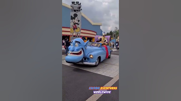 ALADDIN EN LAS CALLES DE DISNEYLAND 😍❤