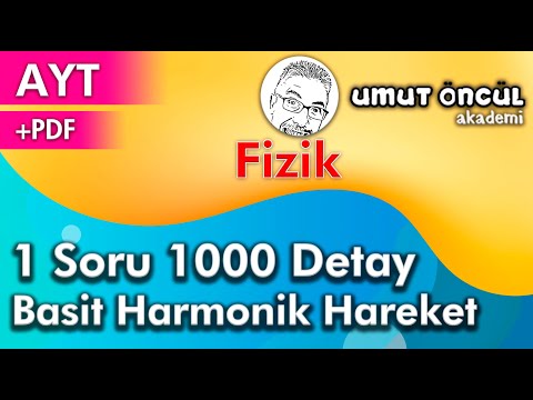 Fizik | AYT | 1 Soru 1000 Detay | ÖSYM Ne Sorar | Basit Harmonik Hareket | +PDF