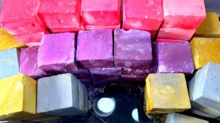 💜70+ Blocks Reformed GymChalk | Crunchy | ASMR | Satisfying by@ASMRgymchalkIndonesia💛