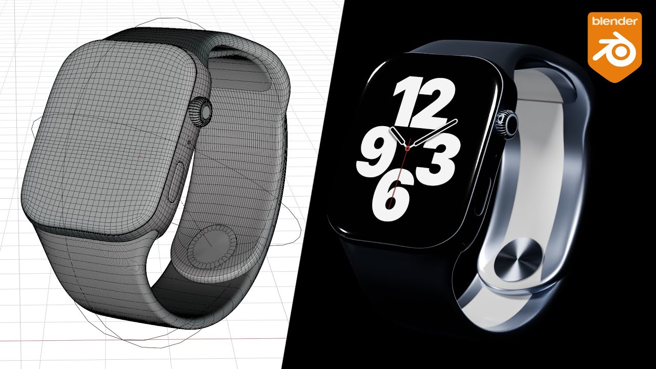 Making of Apple Watch | Blender Short | #3D #Blender #Advertisement #Futuristic #Apple