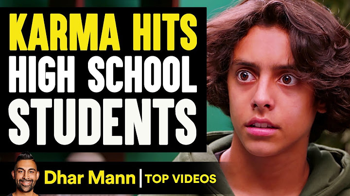 Karma Hits High School Students | Dhar Mann
