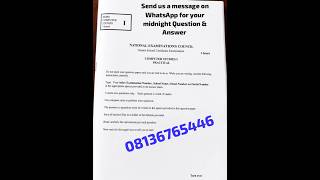 NECO SSCE 2026 Computer Studies Practical Questions and Answers (Expo) | Verified NECO Computer Runz