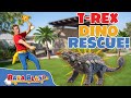 T-REX Dino Rescue | Dinosaur Videos for Kids | Baba Blast!