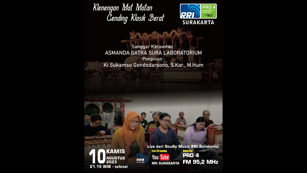 KLENENGAN MAT - MATAN GENDHING KLASIK BERAT