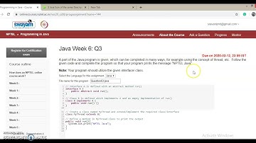 NPTEL programming in java week 6 assignment solution
