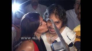 Rakhi Sawant dances away at Mika Singh's birthday party, places a big kiss on his cheek
