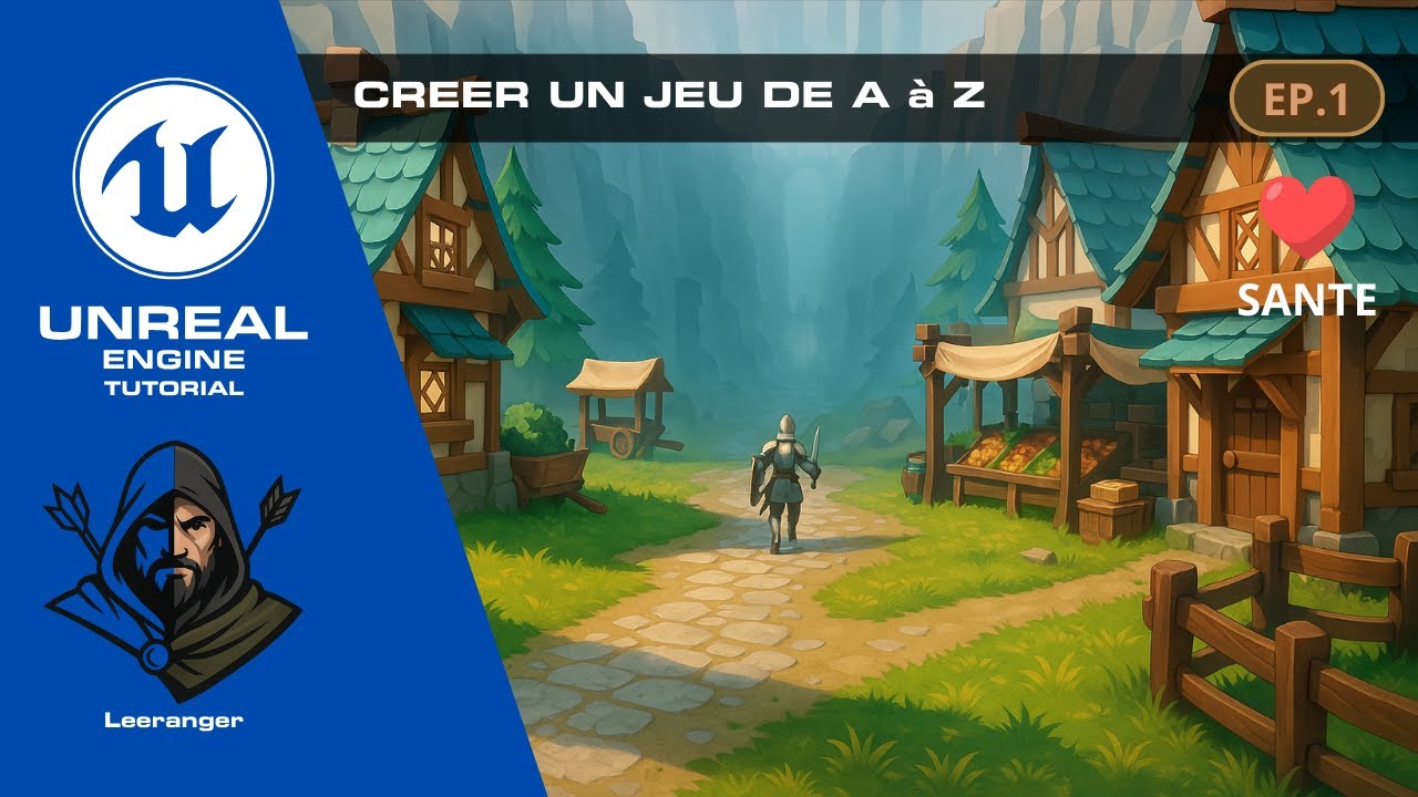Créer un jeu de A à Z dans Unreal Engine 5.6 – Partie 1 : Santé, Game Over & HUD**