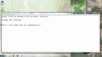 How to Make your Own RUn Command