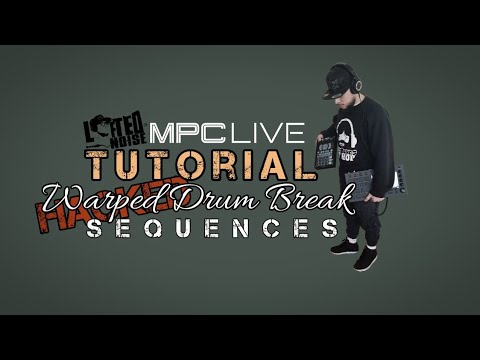 Akai MPC LIVE Tutorial x Hack for Warp Drum Break Chops & Sequences