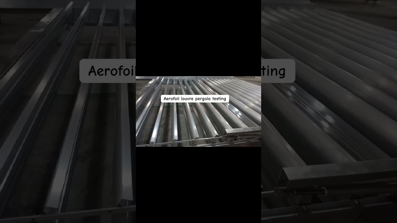 Custom made high quality aluminum motorized louvre roof sunshade waterproof pergola with led light