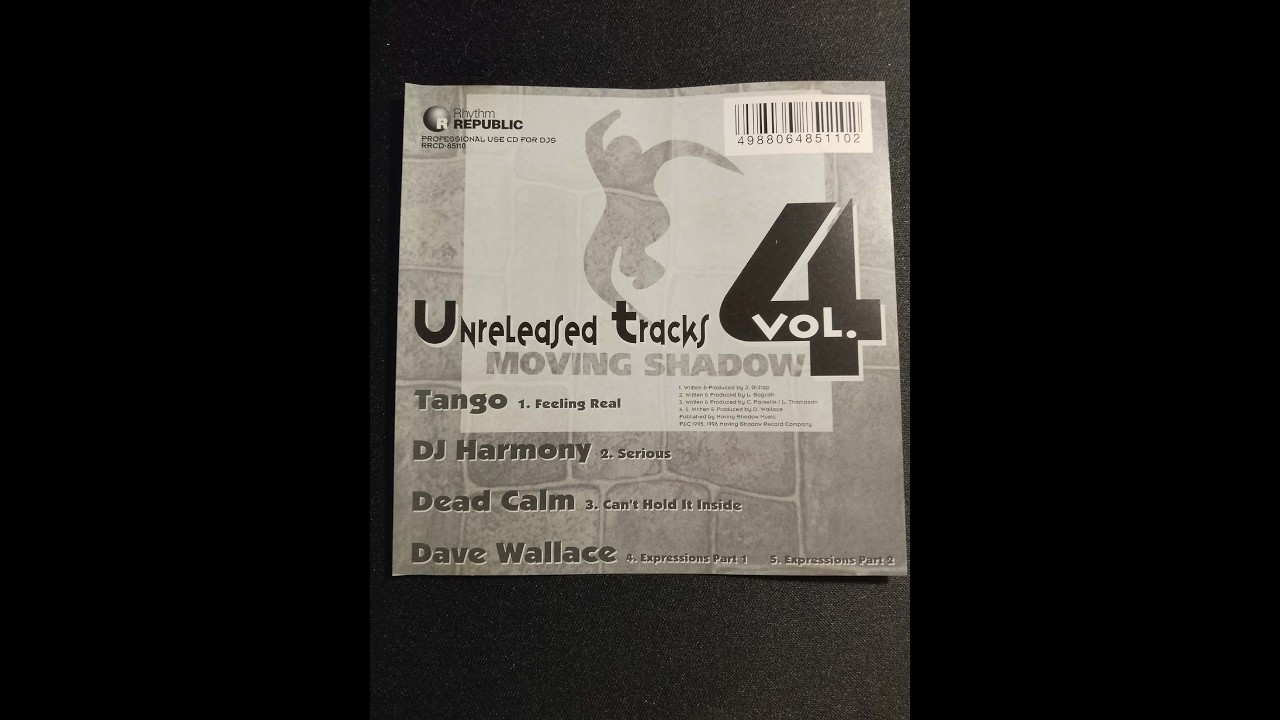 Moving Shadow - Unreleased Tracks Vol 4 [RRCD-85110] RAW RIP - YouTube