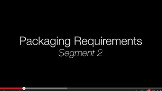 Packaging Requirements for Hazardous Materials - Segment 2