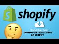 How to add a digital product to your shopify store (quick &amp; easy tutorial)