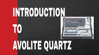Introduction to the Avolite Quartz Console in the Nigerian Language.