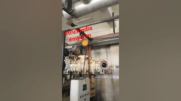 how to lifting and shifting compressor | compressor ko base se kaise utre #lifting #mycom #frick #nh