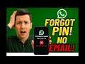 WhatsApp PIN Bypass | Forgot PIN? | No Email Recovery Trick!