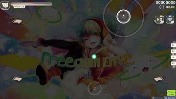 WHAT?!?!? 5 DIGIT GOD MODE on ULTRA SPACED + HD (BTMC MODE) osu!