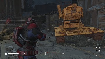 Fallout 4 - Random Diamond City battle.