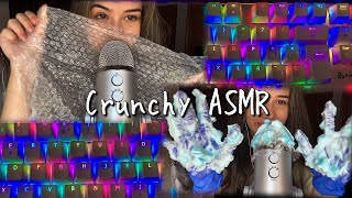 ASMR / SONIDOS CRUNCHY ✨❤️ (Espuma, teclado, papel de burbujas...) screenshot 2