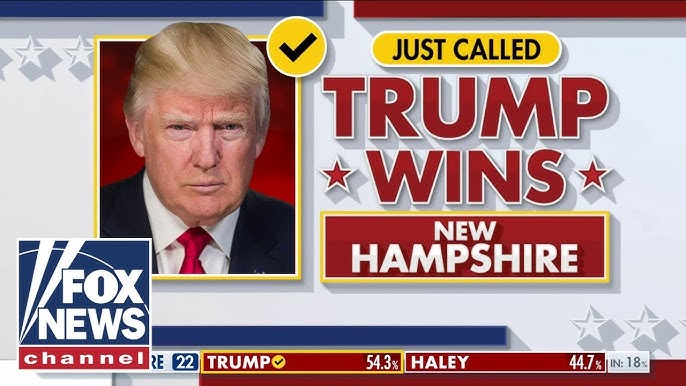 Former President Trump Projected To Win New Hampshire Primary