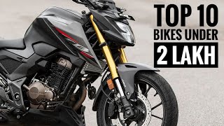 Top 10 Latest Bikes Under 2 Lakh On Road Price | Latest Price List | New Bikes in 2 Lakh