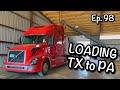 Ep. 98 : Loading Rice TX to Meadville PA : Hopper Bottom Grain Hauling