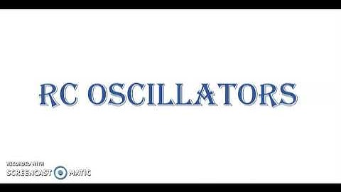 OSCILLATORS | RC  OSCILLATORS |PLUS TWO ELECTRONICS