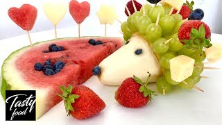 Оригинальная Фруктовая Нарезка На Праздничный Стол! Нарезка Арбуза и Дыни! Оригинальная Фруктовая Нарезка На Праздничный Стол! Нарезка Арбуза и Дыни!