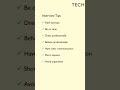 Interview Tips - part 3 - Freshers Tech Interviews